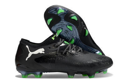 Men's Puma Future 8 Ultimate FG Football Boots - Black/White/Yellow