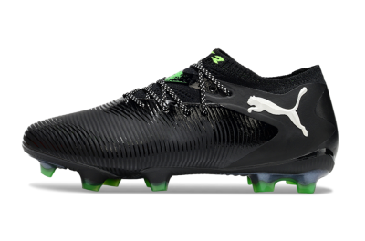Men's Puma Future 8 Ultimate FG Football Boots - Black/White/Yellow