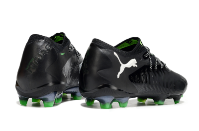 Men's Puma Future 8 Ultimate FG Football Boots - Black/White/Yellow
