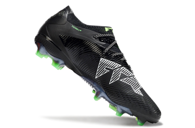 Men's Puma Future 8 Ultimate FG Football Boots - Black/White/Yellow