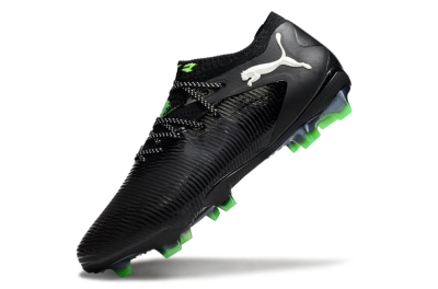 Men's Puma Future 8 Ultimate FG Football Boots - Black/White/Yellow
