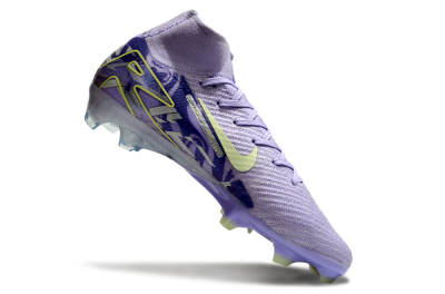 Unisex Nike Air Zoom Mercurial Superfly 10 Elite FG Football Boots - Purple/Yellow