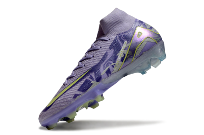 Unisex Nike Air Zoom Mercurial Superfly 10 Elite FG Football Boots - Purple/Yellow