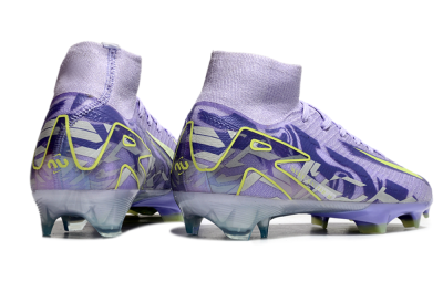 Unisex Nike Air Zoom Mercurial Superfly 10 Elite FG Football Boots - Purple/Yellow