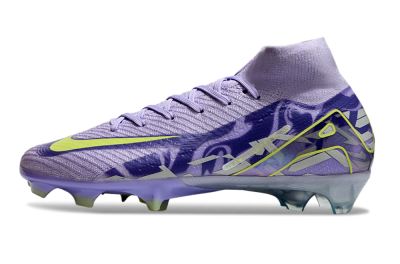 Unisex Nike Air Zoom Mercurial Superfly 10 Elite FG Football Boots - Purple/Yellow