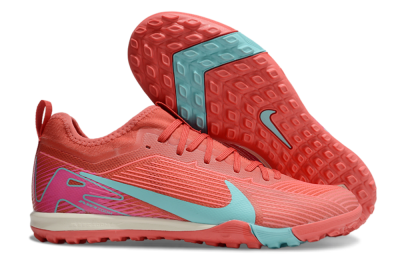 Unisex Nike Air Zoom Mercurial Vapor 16 Pro TF Football Shoes - Red/Jade/Pink
