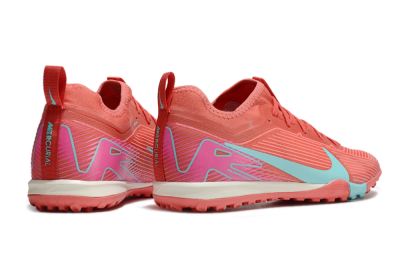 Unisex Nike Air Zoom Mercurial Vapor 16 Pro TF Football Shoes - Red/Jade/Pink