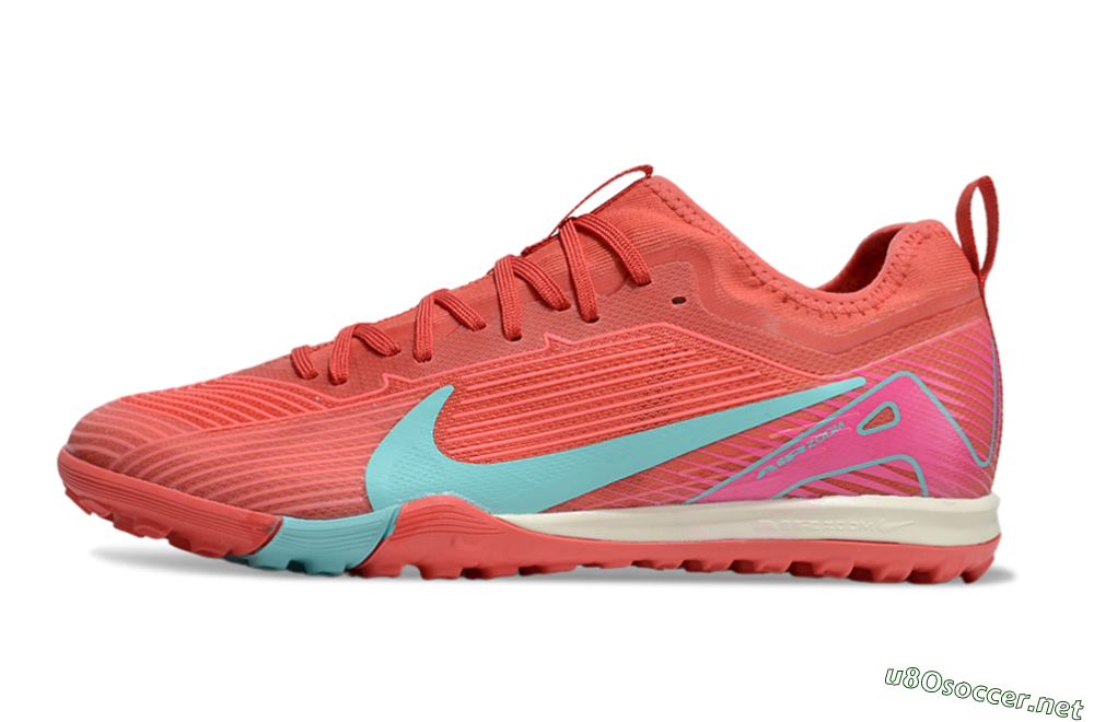 Unisex Nike Air Zoom Mercurial Vapor 16 Pro TF Football Shoes - Red/Jade/Pink 0