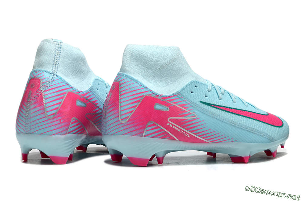 Men's Nike Air Zoom Mercurial Superfly 10 Elite FG Football Boots - Jade/Pink/White 6