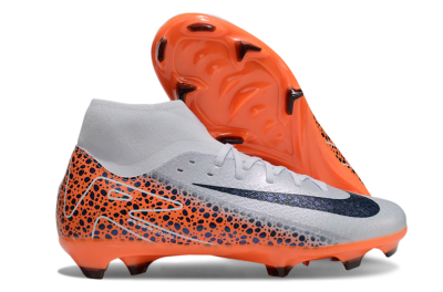 Men's Nike Air Zoom Mercurial Superfly 10 Elite FG Football Boots - Grey/Black/Leopard