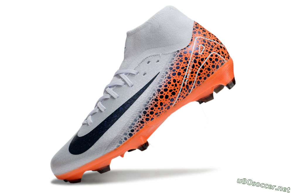Men's Nike Air Zoom Mercurial Superfly 10 Elite FG Football Boots - Grey/Black/Leopard 5