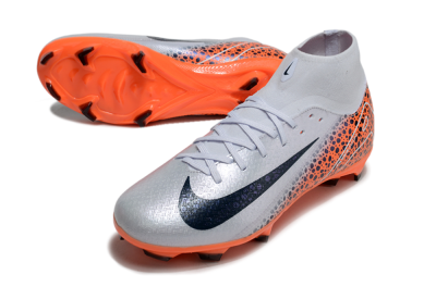 Men's Nike Air Zoom Mercurial Superfly 10 Elite FG Football Boots - Grey/Black/Leopard
