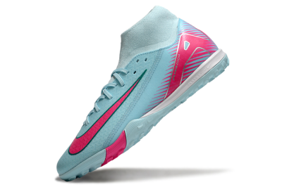 Men's Nike Air Zoom Mercurial Superfly 10 Elite TF Football Shoes - Jade/Pink/White