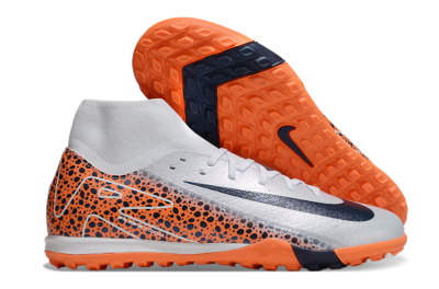 Men's Nike Air Zoom Mercurial Superfly 10 Elite TF Football Shoes - Grey/Black/Leopard