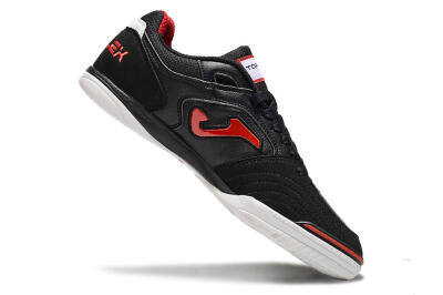 Men's Joma Top Flex IC Football Shoes - Black/Red/White
