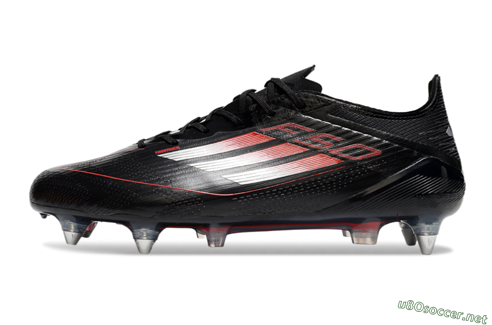 Men's Adidas F50 Elite SG Football Boots - Black/Silver/Red 0