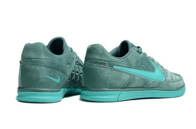 Men's Nike Street Gato IC Football Shoes - Green/Green