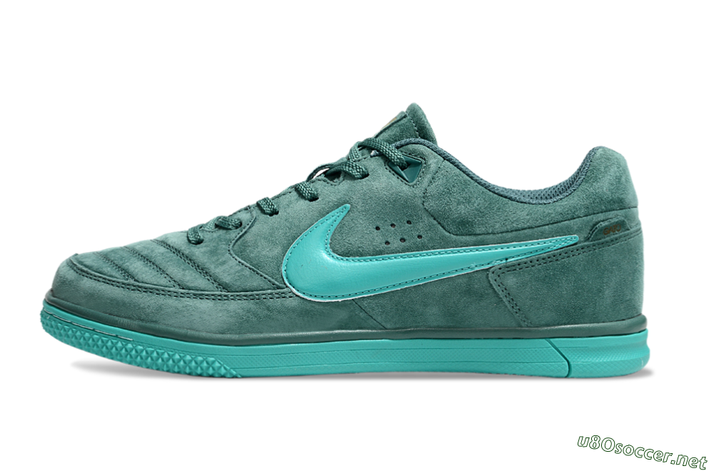 Men's Nike Street Gato IC Football Shoes - Green/Green 0