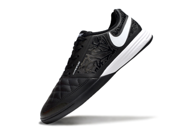 Men's Nike Lunar Gato 2 IC Football Shoes - Black/White