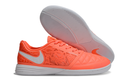 Men's Nike Lunar Gato 2 IC Football Shoes - Red/White
