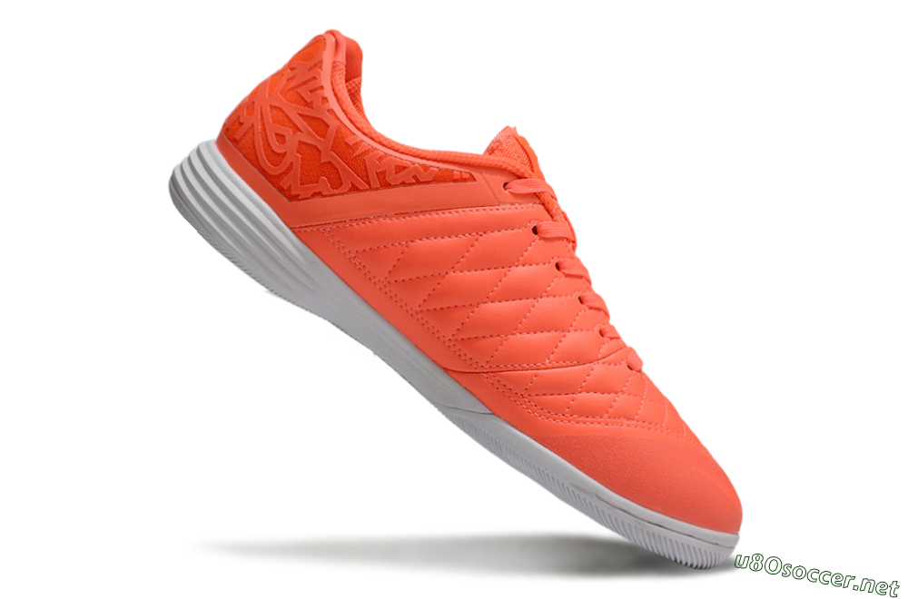Men's Nike Lunar Gato 2 IC Football Shoes - Red/White 4