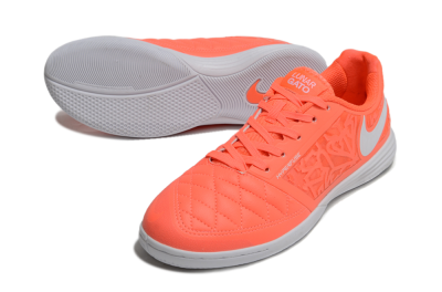 Men's Nike Lunar Gato 2 IC Football Shoes - Red/White