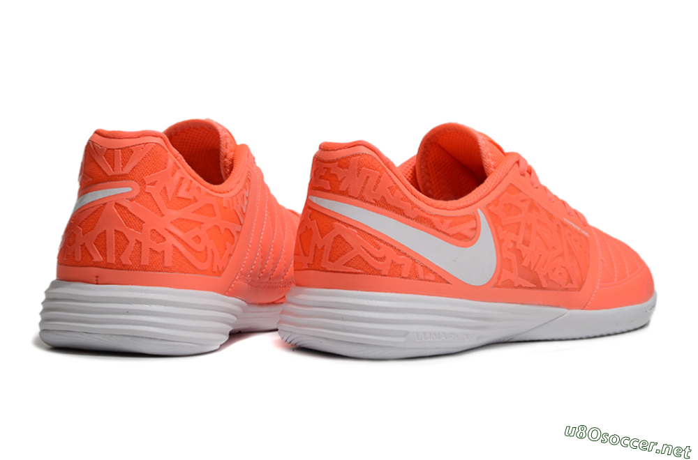 Men's Nike Lunar Gato 2 IC Football Shoes - Red/White 6