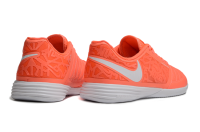 Men's Nike Lunar Gato 2 IC Football Shoes - Red/White