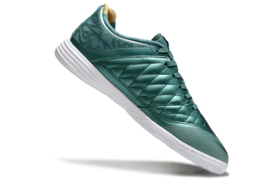 Men's Nike Lunar Gato 2 IC Football Shoes - Green/Yellow/White