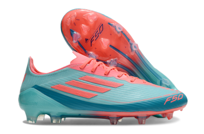 Men's Adidas F50 Elite FG Football Boots - Jade/Red/Blue