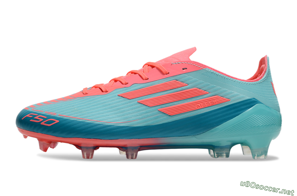 Men's Adidas F50 Elite FG Football Boots - Jade/Red/Blue 0