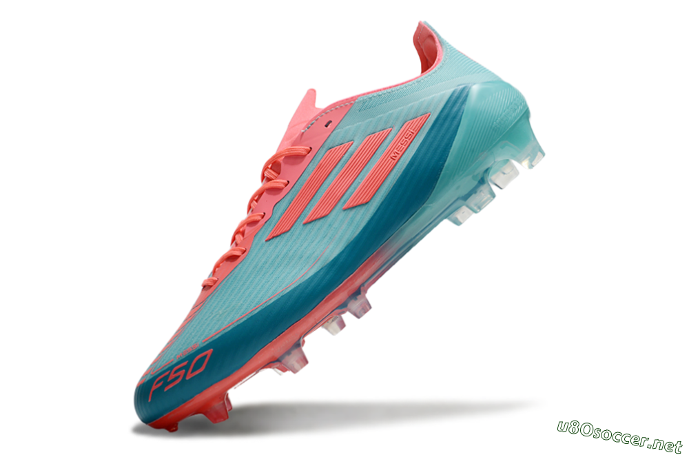 Men's Adidas F50 Elite FG Football Boots - Jade/Red/Blue 5