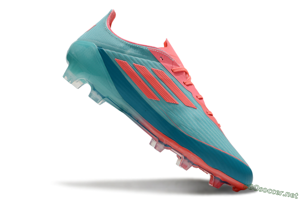 Men's Adidas F50 Elite FG Football Boots - Jade/Red/Blue 4
