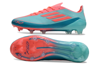 Men's Adidas F50 Elite FG Football Boots - Jade/Red/Blue