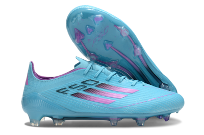 Men's Adidas F50 Elite FG Football Boots - Jade/Purple/Black