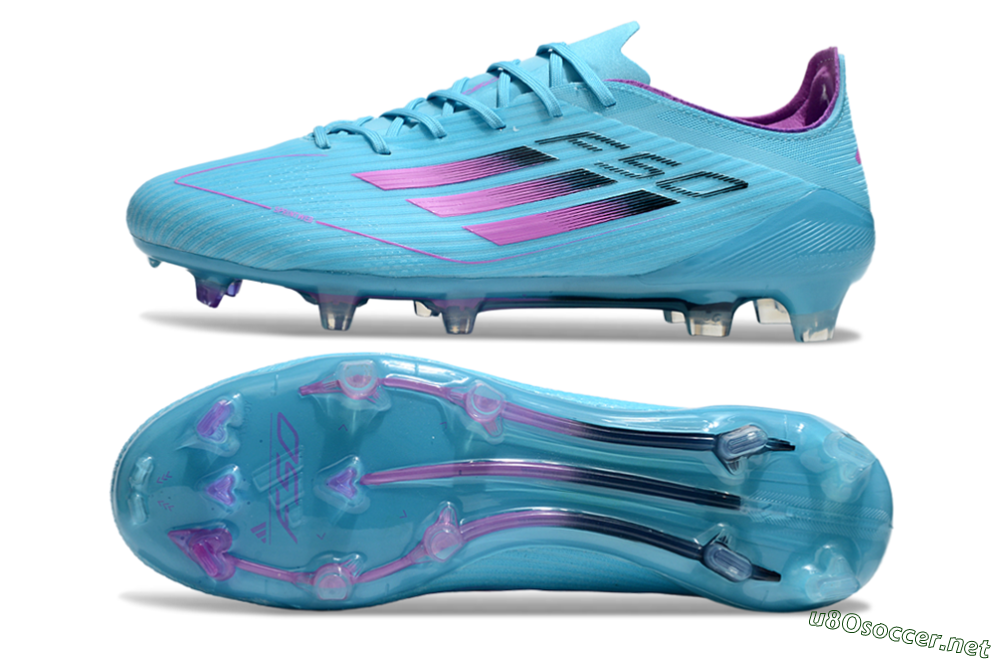 Men's Adidas F50 Elite FG Football Boots - Jade/Purple/Black 1