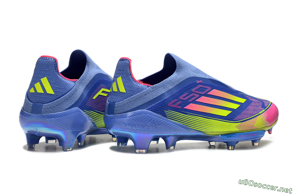 Men's Adidas F50+ Elite Lightstrike Pro FG Football Boots - Blue/Yellow/Pink 6