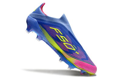 Men's Adidas F50+ Elite Lightstrike Pro FG Football Boots - Blue/Yellow/Pink