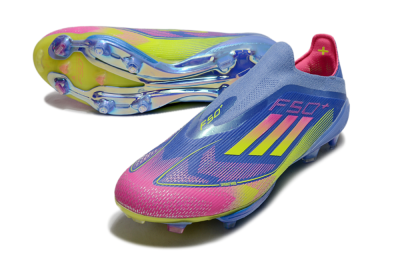 Men's Adidas F50+ Elite Lightstrike Pro FG Football Boots - Blue/Yellow/Pink
