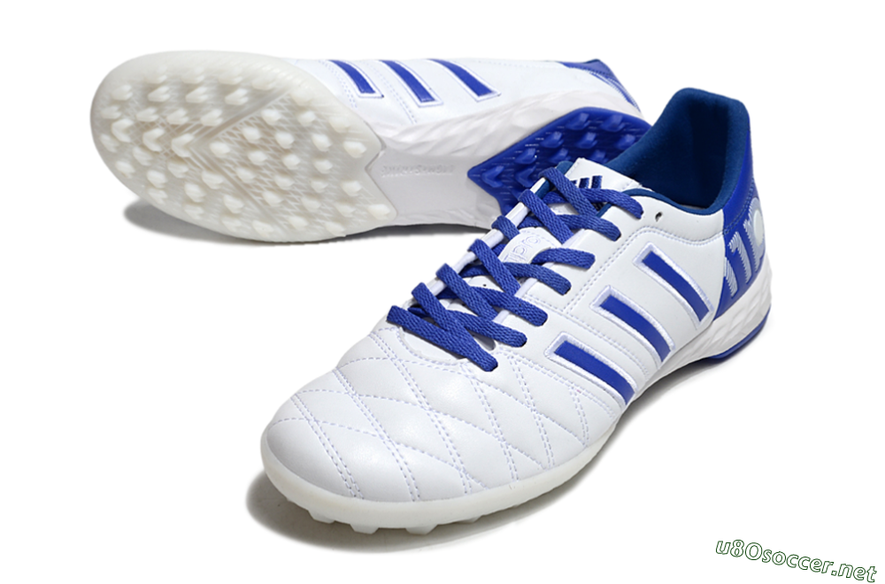 Men's Adidas Adipure 11Pro x PD25 Trx TF Football Shoes - White/Blue 3