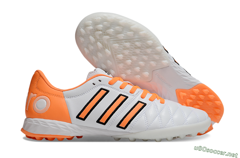 Men's Adidas Adipure 11Pro x PD25 Trx TF Football Shoes - White/Black/Orange 2