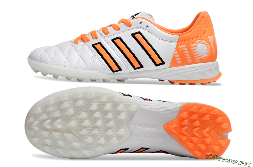 Men's Adidas Adipure 11Pro x PD25 Trx TF Football Shoes - White/Black/Orange 1