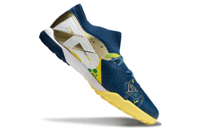 Men's Puma Future 7 Ultimate TF Football Shoes - Blue/White/Gold