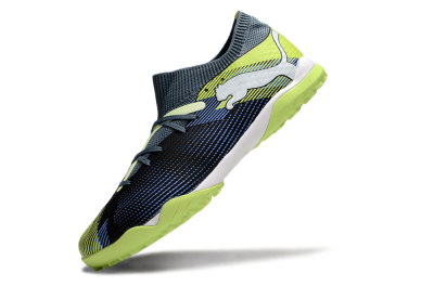 Men's Puma Future 7 Ultimate TF Football Shoes - Black/Blue/Yellow