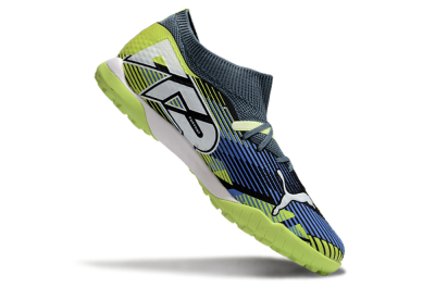 Men's Puma Future 7 Ultimate TF Football Shoes - Black/Blue/Yellow