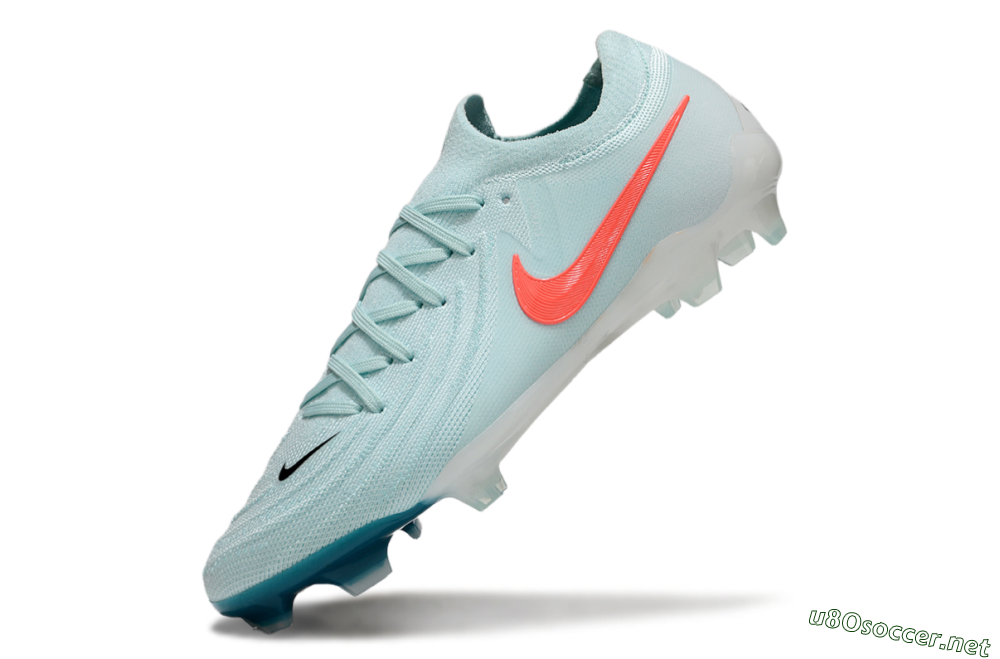 Men's Nike Phantom Luna Elite FG Football Boots - Jade/Red/White 5