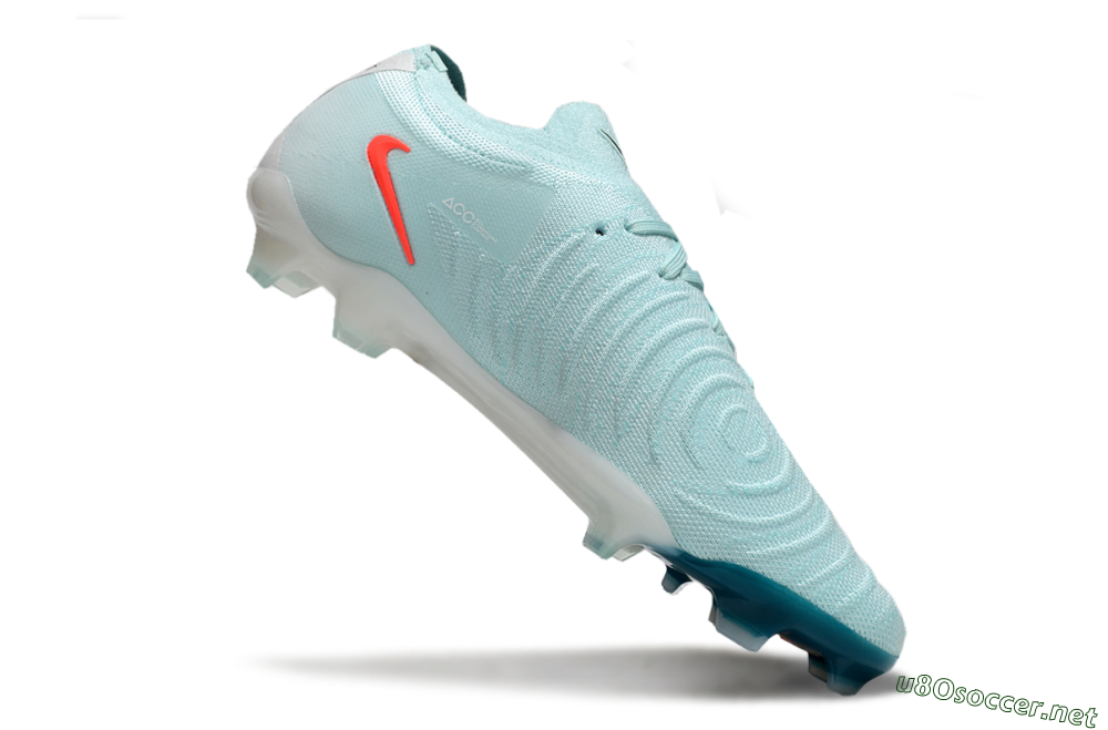 Men's Nike Phantom Luna Elite FG Football Boots - Jade/Red/White 4