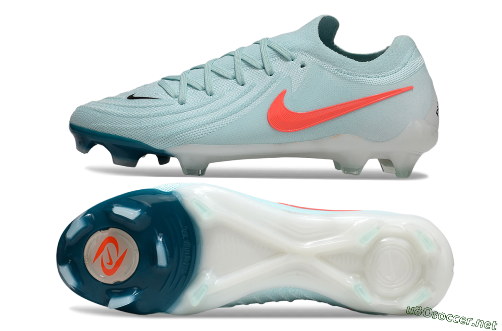 Men's Nike Phantom Luna Elite FG Football Boots - Jade/Red/White 1