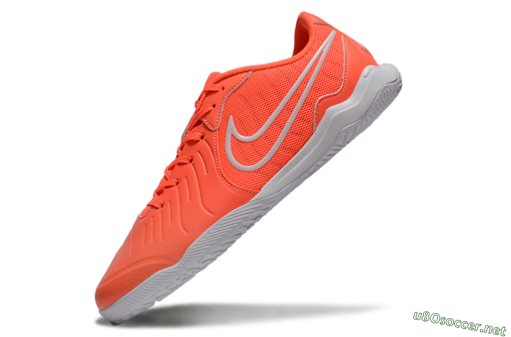 Men's Nike Tiempo Legend 10 Academy IC Football Shoes - Red/White 5