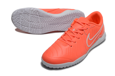Men's Nike Tiempo Legend 10 Academy IC Football Shoes - Red/White